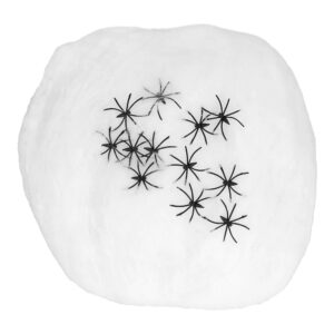 Decor-Panza de paianjen 500 g alb cu paianjeni BOLAND