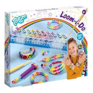 Statie cu accesorii pentru elastice de cauciuc Loom I Do Totum