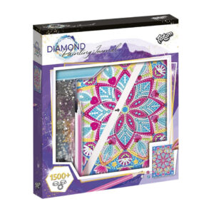 Set de creatie Caiet cu diamante Mandala TOTUM