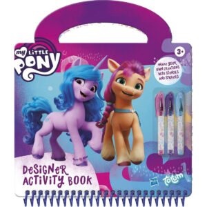 Carte cu activitati cu sabloane si autocolante My Little Pony TOTUM