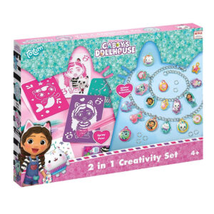 Set creativ 2 in 1 Creeaza-ti bratari. Gabby's Dollhouse TOTUM