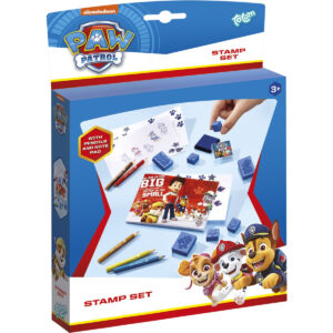 Set creativ de desenat cu stampile Paw Patrol TOTUM