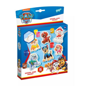 Set creativ 2 in 1 cu figurine din ipsos Paw Patrol TOTUM