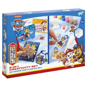 Set creativ 2 in 1 cu 3D cards Paw Patrol TOTUM