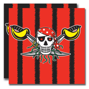 Set 20 Servetele 33x33cm Pirat Folat