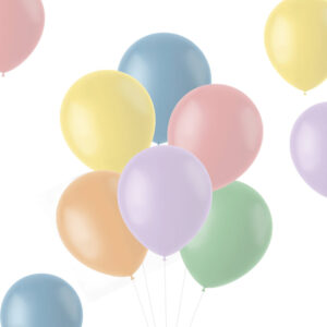 Set 10 Baloane latex Pastels 33cm Folat