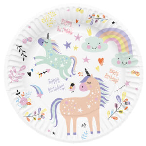 Set 8 Farfurii Unicorn 23cm Folat