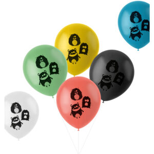 Set 6 Baloane latex Monstru 33cm Folat