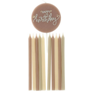 Set 11 Lumanari Creme RoseFolat