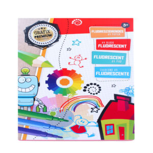 Hartie colorata fluorescenta, A4 GRAFIX