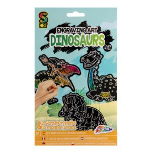 Figurine pentru Scratch Dino/zana 10buc GRAFIX