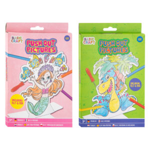 Set coloriaj cu perforator Craft -12 fise pentru colorat si culori in asort. GRAFIX