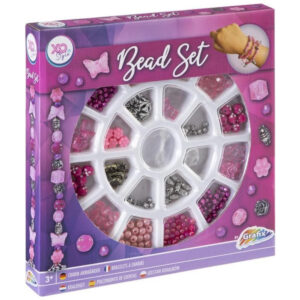 Set margele XO in cutie. nuante roz 26 x 26 cm GRAFIX