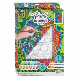 Set de creatie Pictura pe numere/panza Leu GRAFIX