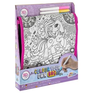 Geanta de colorat Grafix - Pony. cu 4 markere GRAFIX