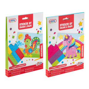 Stickere pe numere si forme 12 foi in asort. Grafix