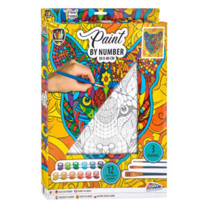 Set de creatie Pictura pe numere/panza Tigru GRAFIX