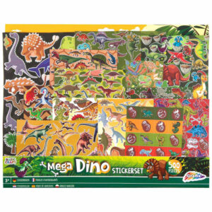 Set de autocolante pentru dinozauri 500 de bucati GRAFIX