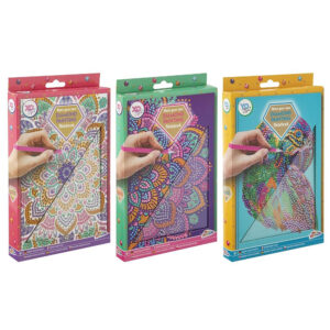 Set de creatie Caiet A5 cu diamante in asort. GRAFIX
