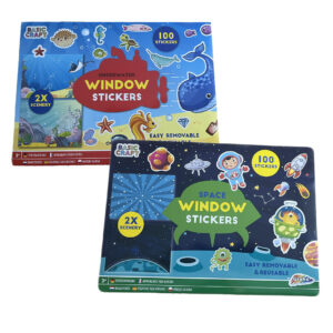 Carte cu autocolante de fereastra in asort. Grafix