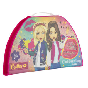 Set pictura si desen 51 piese Besties in cutie de plastic GRAFIX