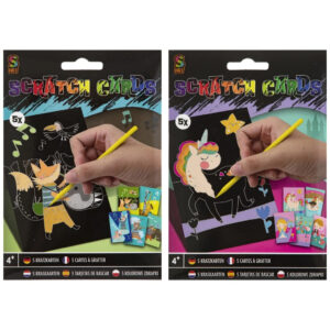 Set carduri razuibile 5 foi, 1 creioan 10 x 15 cm Grafix