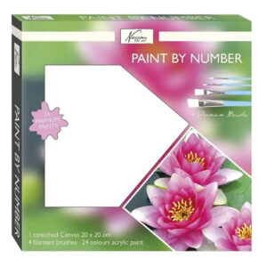 Pictura pe numere 20x20cm Nufarul GRAFIX