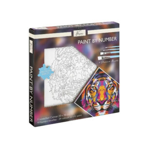 Pictura pe numere 20x20cm Tigru GRAFIX