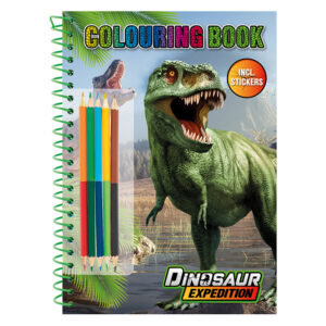 Carte de colorat si activitati Dinosaur Expedition GRAFIX