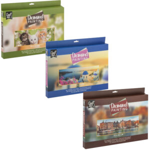 Pictura cu diamante 75x25 cm in asort. GRAFIX