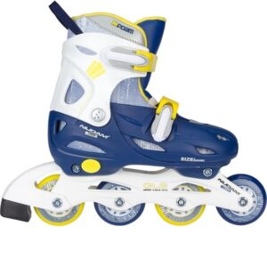 Role ajustabile - Hardboot 30-33 albastru/galben NIJDAM