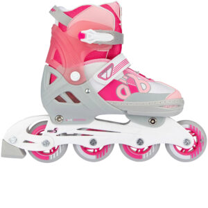 Role ajustabile Combo gri/alb/roz 37-40 NIJDAM