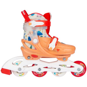 Role ajustabile orange/rosu 29-32 NIJDAM