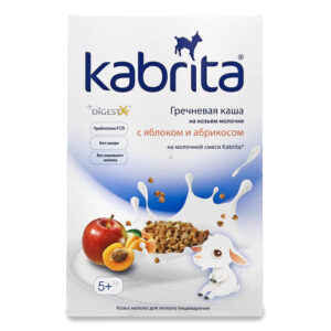 Terci cu lapte de capra-hrisca-mar-caise Kabrita 180g