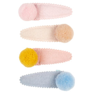 Set 4 agrafe Plien pastel colours SOUZA