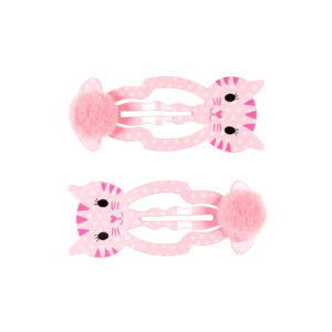 Set 2 agrafe par Minou, pink SOUZA