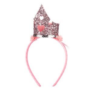 Cerc de par cu coronita Carlyn roz SOUZA