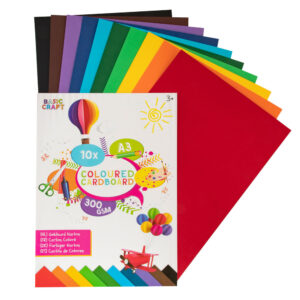 Set 10 coli carton color A3 300 gr GRAFIX