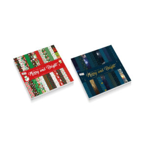 Set 24 foi 20x20cm decorative Craciun in asort. GRAFIX NY