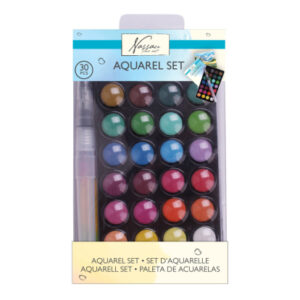 Vopsea Acuarela in cutie 30 buc. GRAFIX