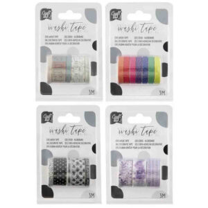 Set 6 buc banda adeziva 2.5m in asort. GRAFIX