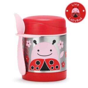 Termos pentru mincare+lingurita buburuza SKIP-HOP