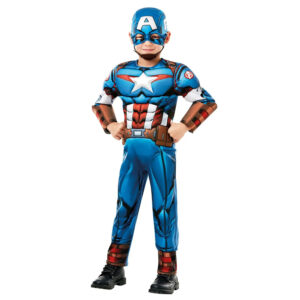 Costum CAPTAIN AMERICA Deluxe mar.L (7-8 ani) RUBIES