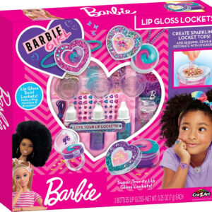 Set de creatie Sparkling Sweet Heart Lip Gloss Barbie CRAZYART
