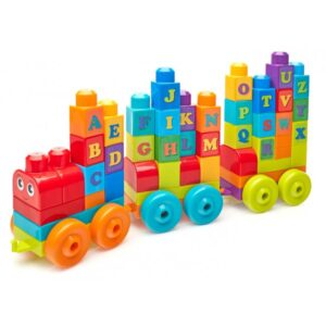 Constructor Tren cu literele Mega Bloks Fisher-PriceMattel