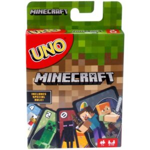 Carti de joc UNO 'Minecraft' Mattel