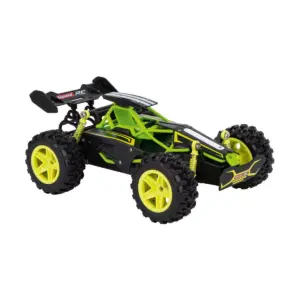 Masina Lime Buggy cu telecomda - negru/verde Carrera
