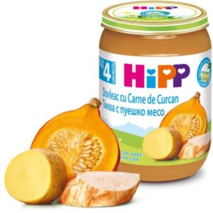 Pireu curcan cu dovleac (4 luni) HiPP 190 G