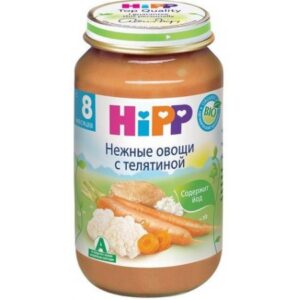 Pireu Vitel cu legume HiPP 220 G