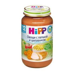 Pireu taitei cu pui HiPP 220 G